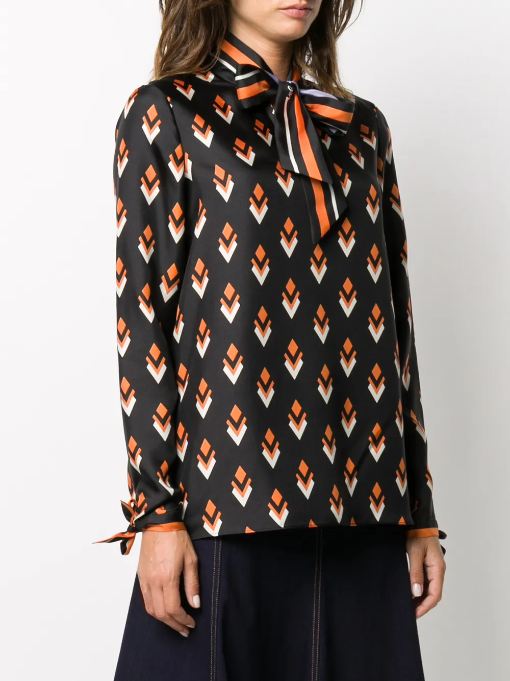 Valentino Garavani Zijden top Zwart