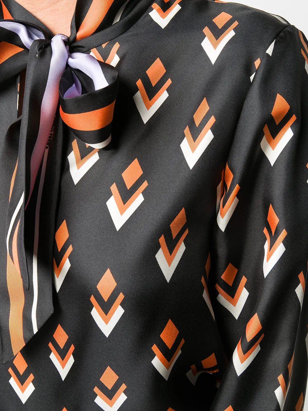 Valentino Garavani Zijden top Zwart