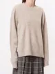 Tibi contrast-back layered jumper