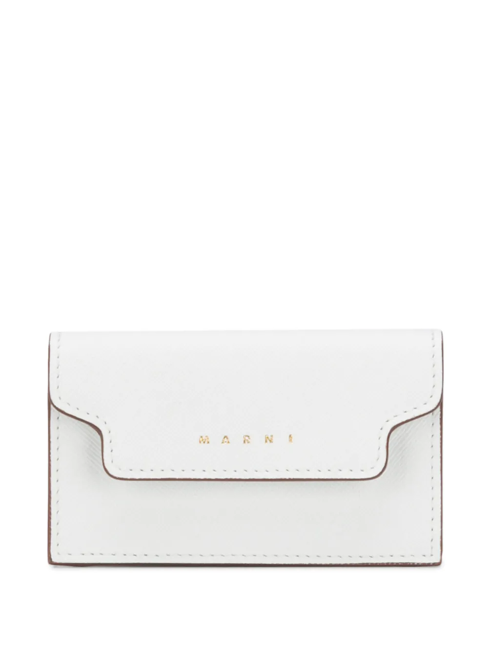 

Marni cartera plegable slim - Blanco