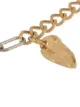 Marni leaf-pendant chain bracelet