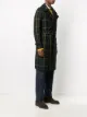 Tagliatore check-print trench coat