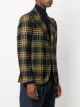 Tagliatore check print blazer