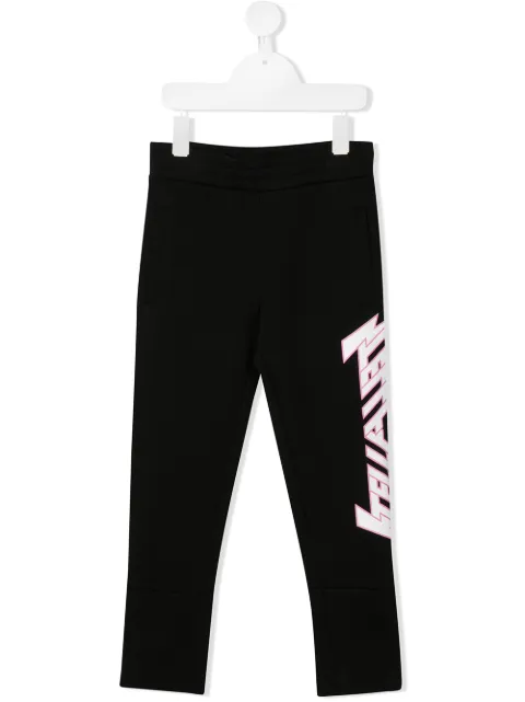 Stella McCartney Kids logo print track pants