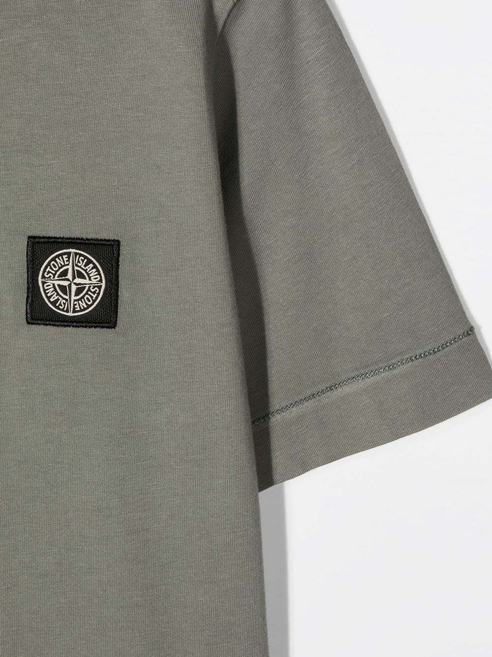 фото Stone island junior футболка с нашивкой-логотипом