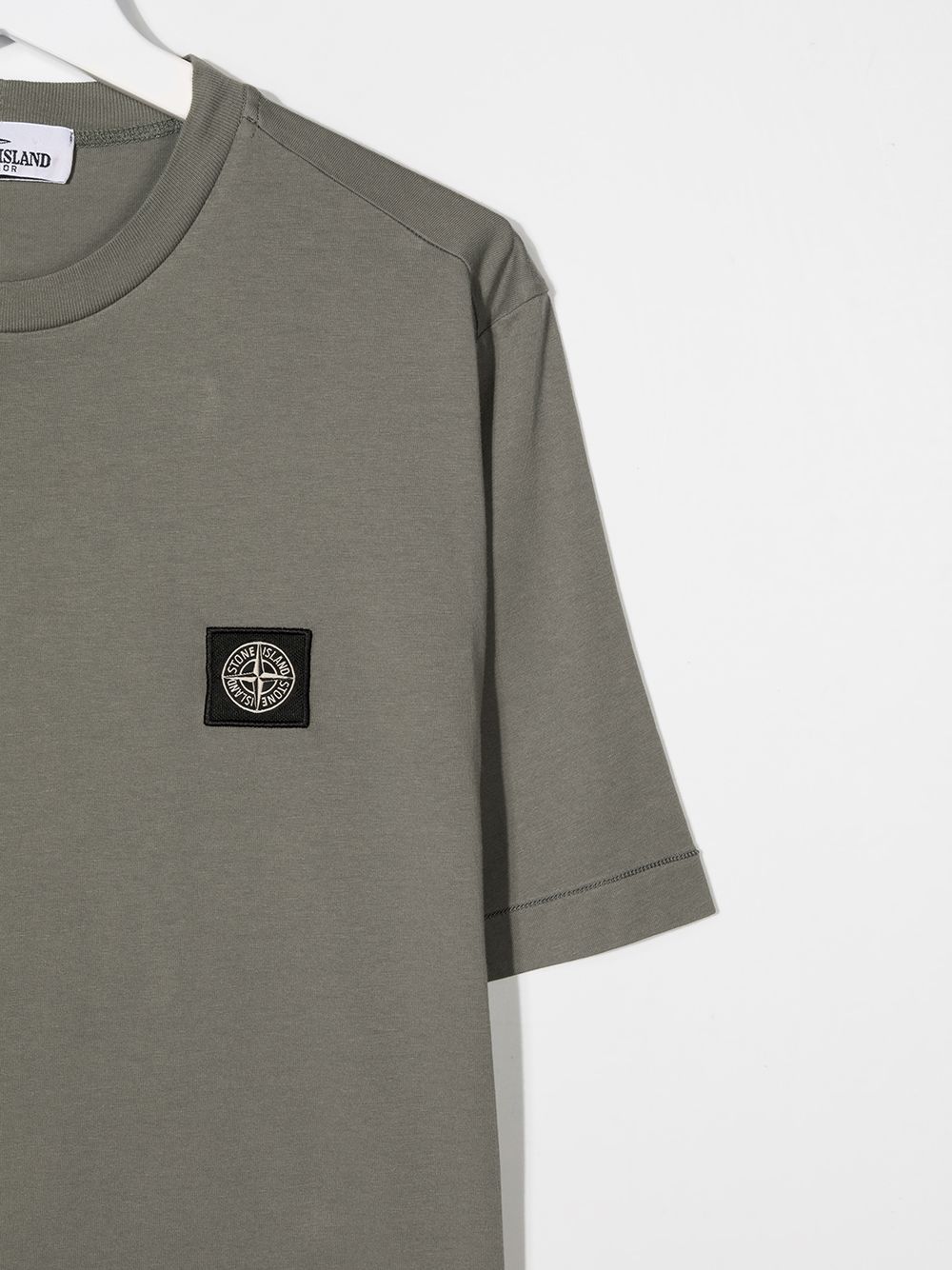 фото Stone island junior футболка с нашивкой-логотипом