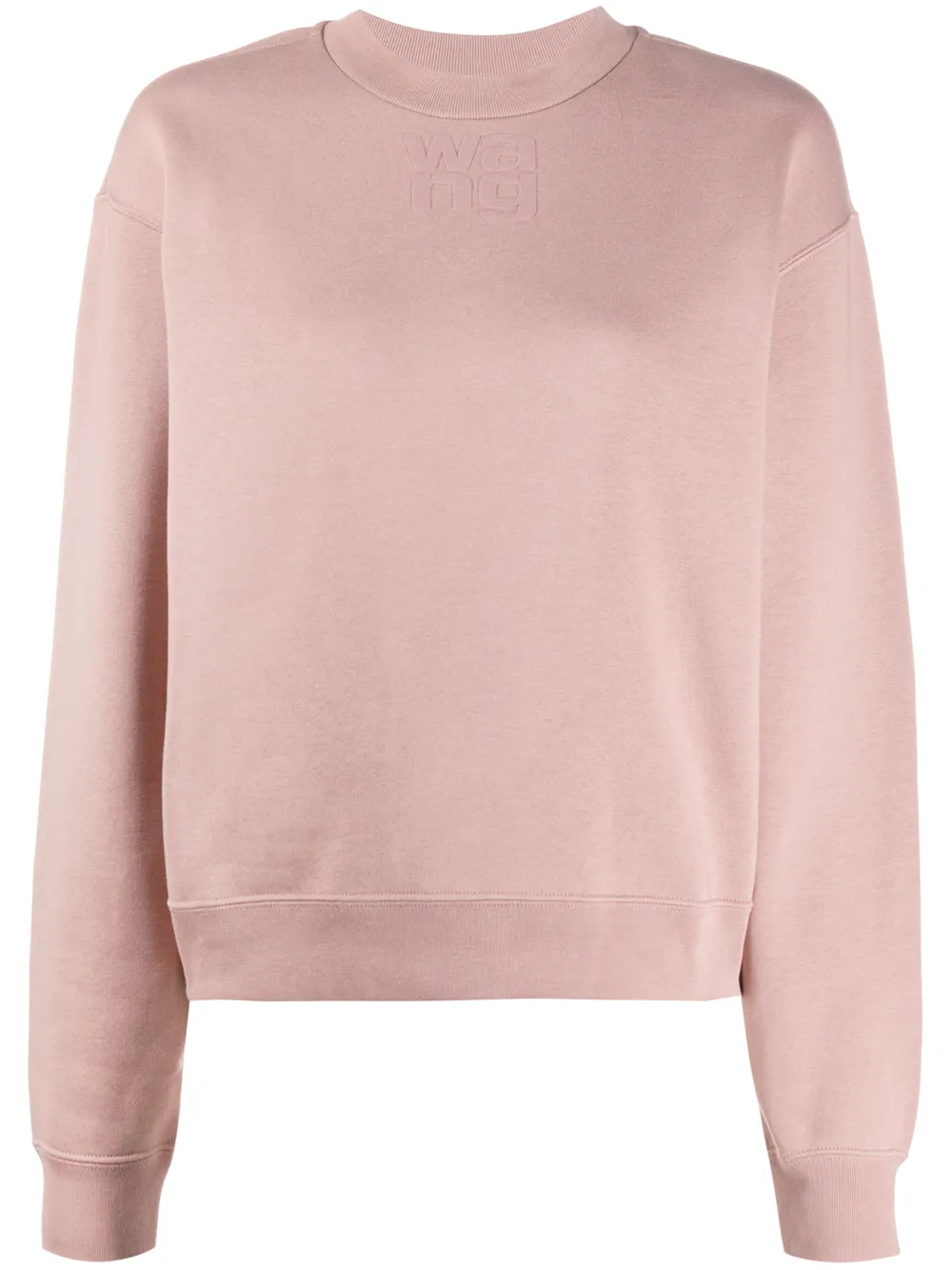 alexanderwang.t джемпер с тисненым логотипом