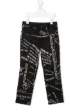Image 1 of Dolce & Gabbana Kids all-over lettering print trousers