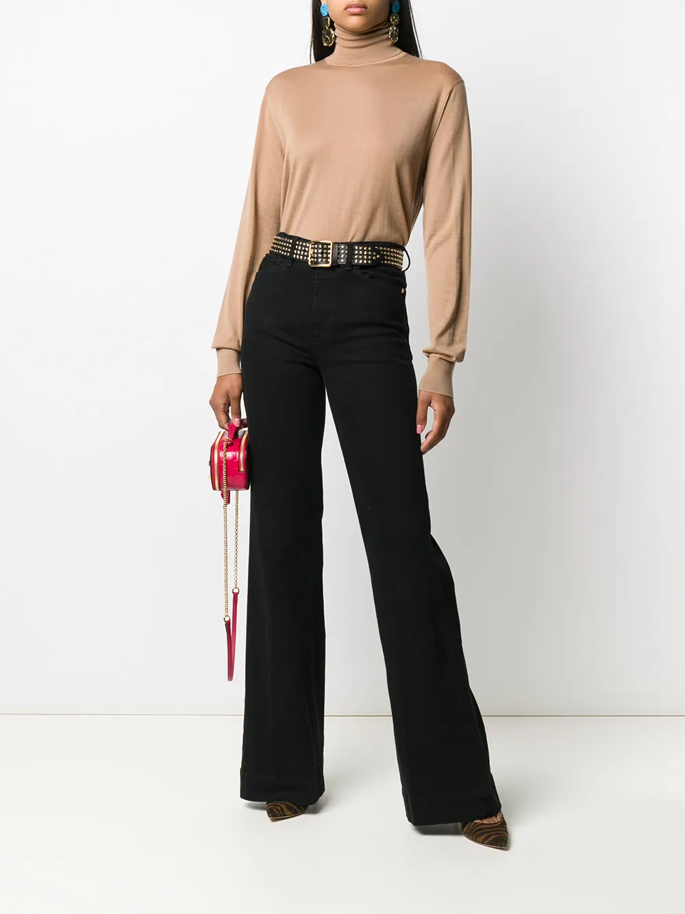 Dolce & Gabbana Gebreide coltrui - Bruin