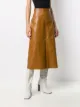 Isabel Marant faux leather midi skirt