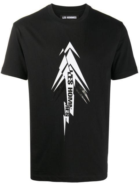 Les Hommes logo-print T-shirt - Farfetch