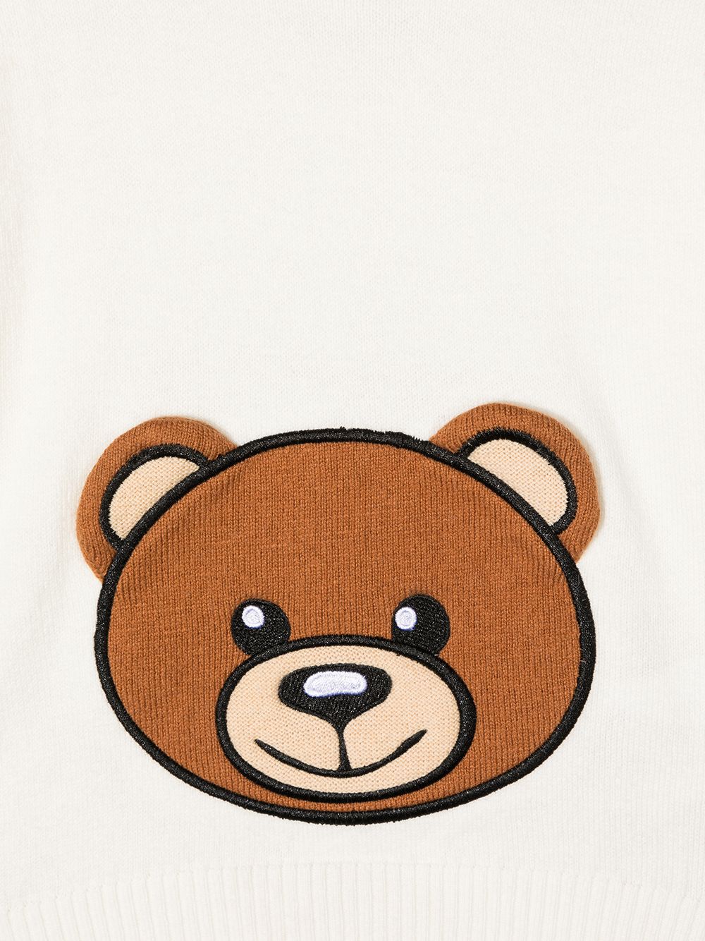 фото Moschino kids толстовка с принтом teddy bear