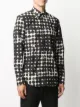 Maison Margiela chemise bicolore à pois