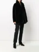 Twin-Set faux fur single-breasted coat