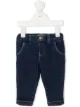 Image 1 of Chloé Kids logo embroidered fitted jeans