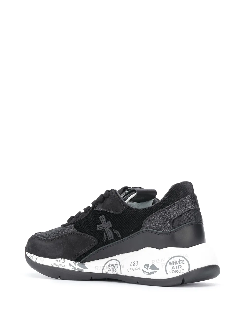 Premiata Scarlett low-top sneakers Zwart
