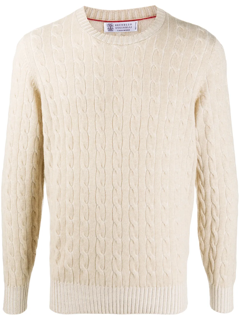 

Brunello Cucinelli cable knit jumper - Neutrals