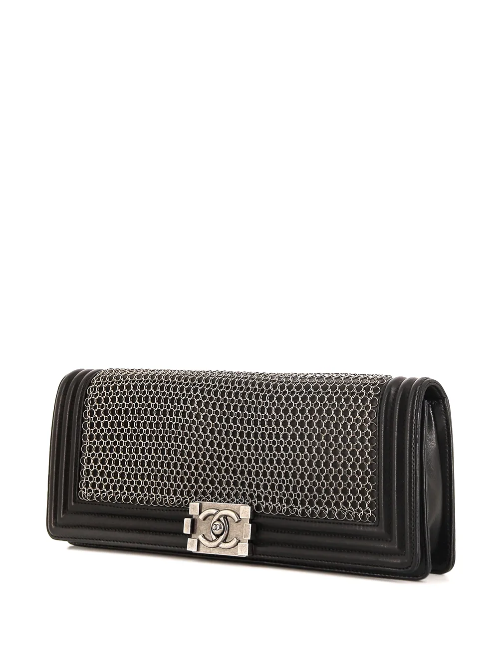 chanel fold over clutch
