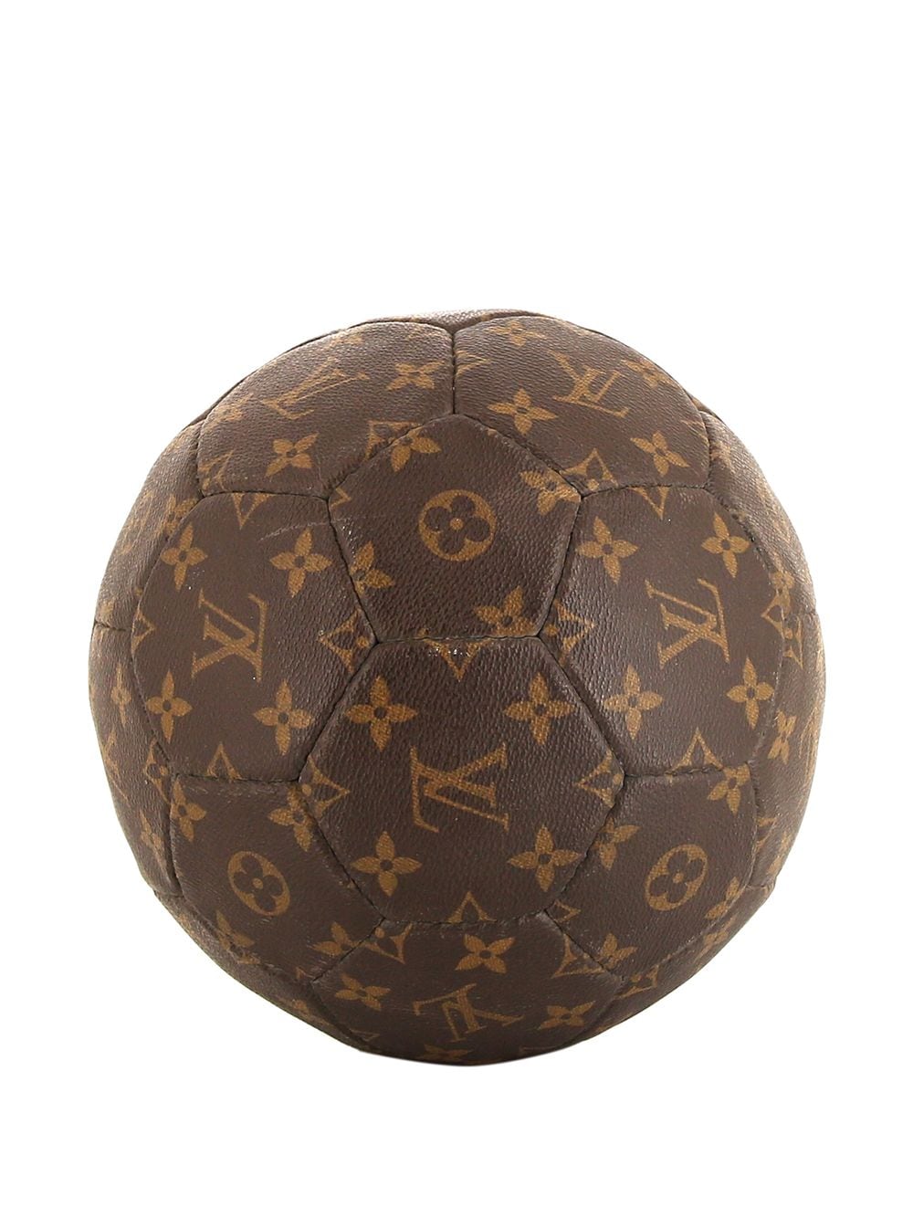 Louis Vuitton Monogram FIFA World Cup France Soccer Ball, 1998 (Very Good), Brown/Gold Womens Handbag