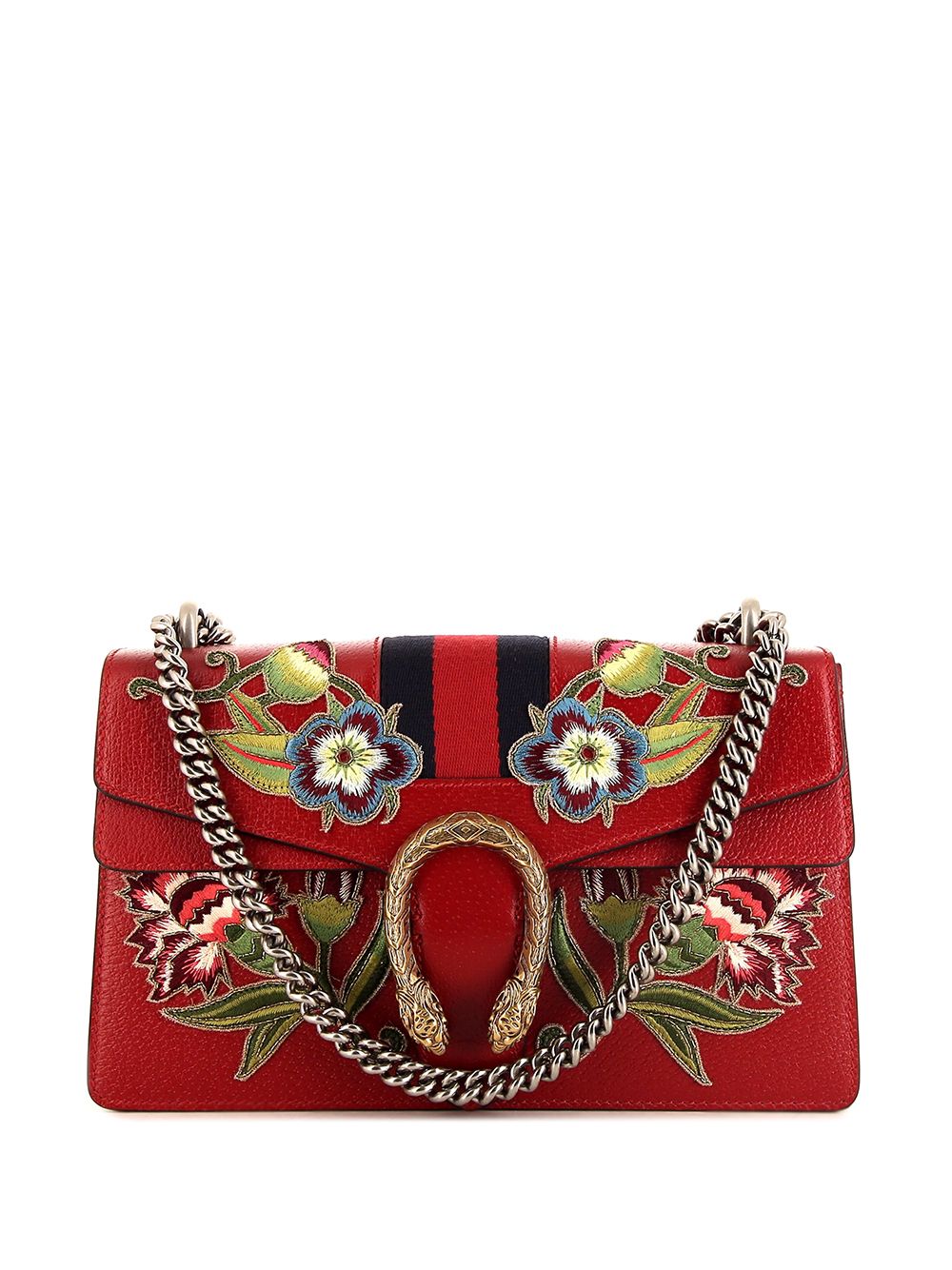 фото Gucci pre-owned сумка на плечо dionysus с цветочной вышивкой