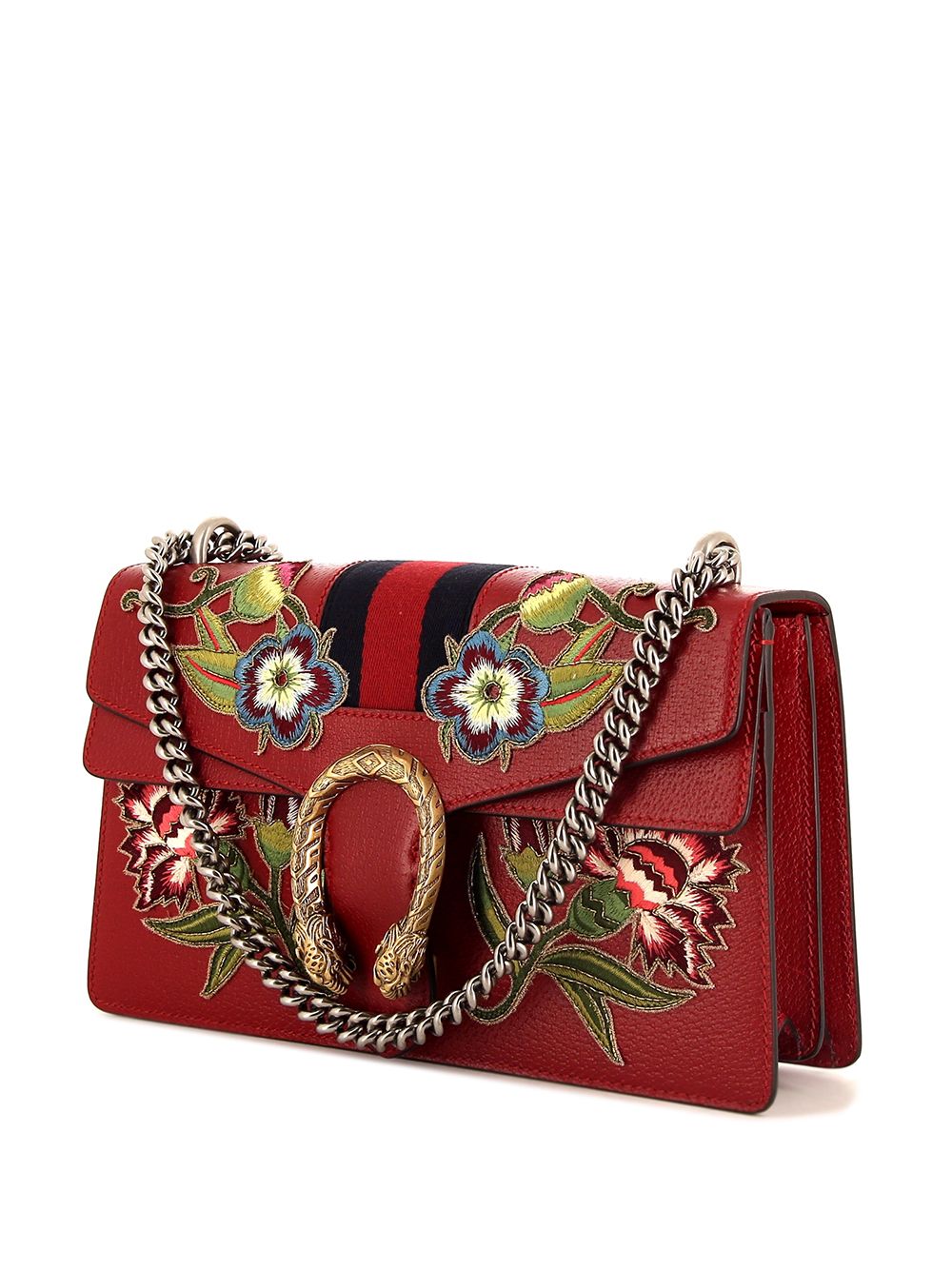 фото Gucci pre-owned сумка на плечо dionysus с цветочной вышивкой