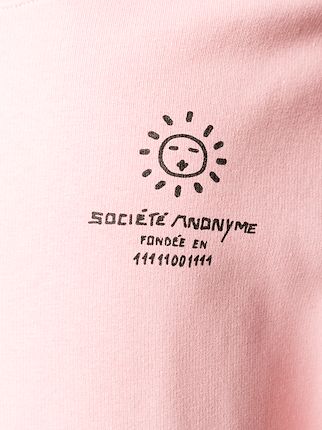 logo print organic cotton jumper展示图