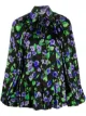 الصورة 1 من Balenciaga بلوزة جاكار بأكمام جرس وزينة زهور