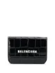 Image 1 of Balenciaga logo print leather wallet
