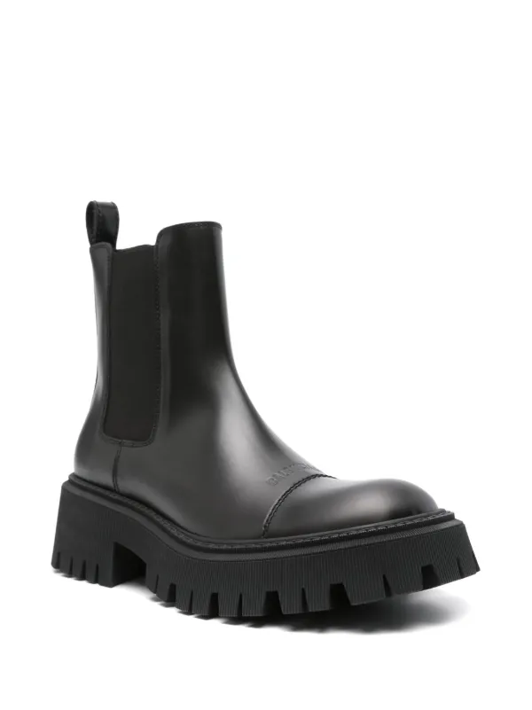 Balenciaga Tractor 20mm Boots | Black | FARFETCH