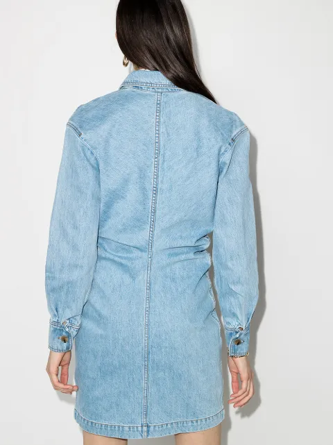 Nanushka Daisy Buttoned Denim Shirt 