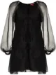 Image 1 of STAUD Meadow sheer organza dress