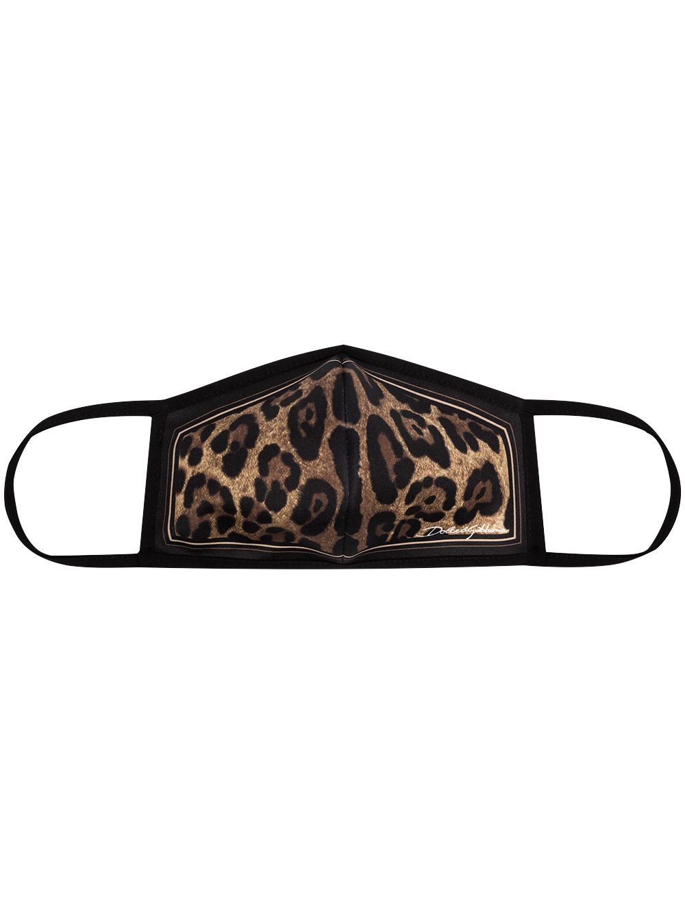 фото Dolce & gabbana маска с леопардовым принтом
