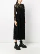 RedValentino فستان بأجزاء شفافة