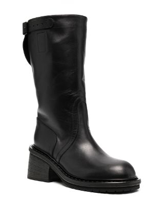 block heel calf-length boots展示图