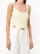 Dion Lee suspender-hem corset top