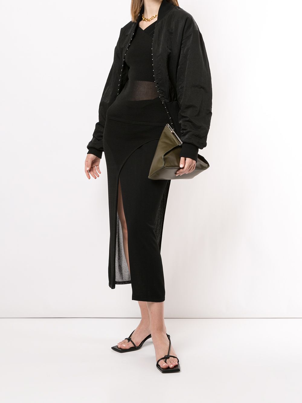 Dion Lee hook-and-eye Bomber Jacket - Farfetch