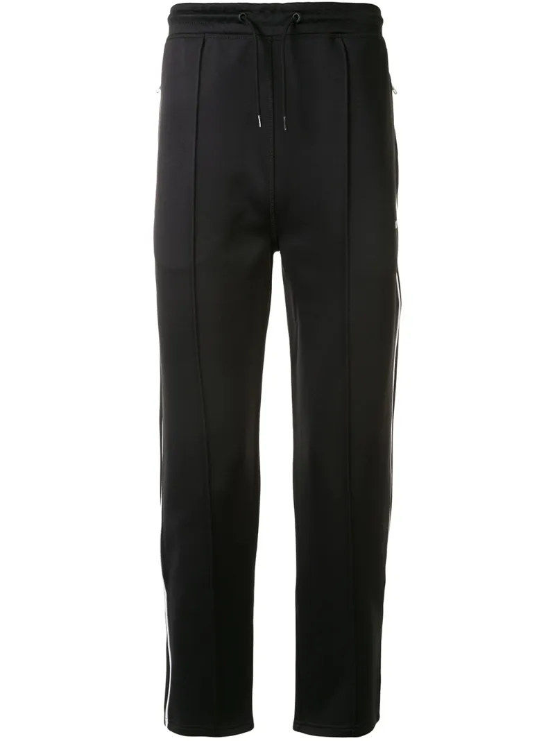 Kenzo Contrast Logo Track Pants In Black