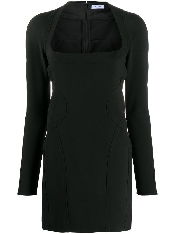 mugler mini dress