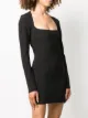 Mugler contour mini dress