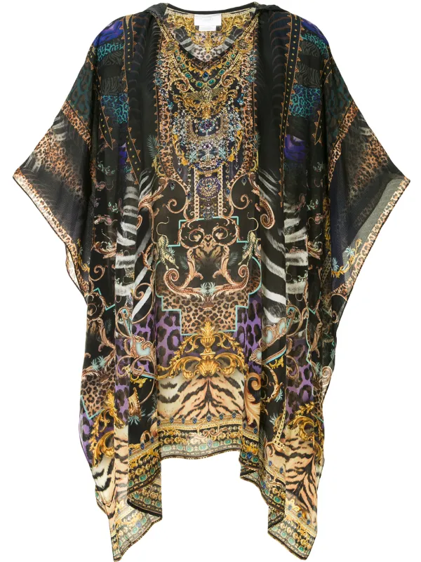 hooded kaftan