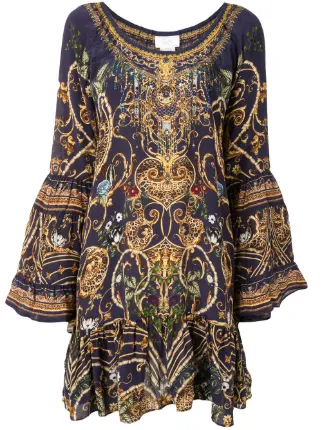 camilla a line frill dress