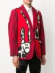 Comme Des Garçons Homme Plus panelled single-breasted blazer