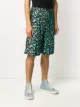 Comme Des Garçons Homme Plus leopard print knee-length shorts