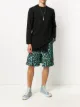 Image 2 of Comme Des Garçons Homme Plus leopard print knee-length shorts