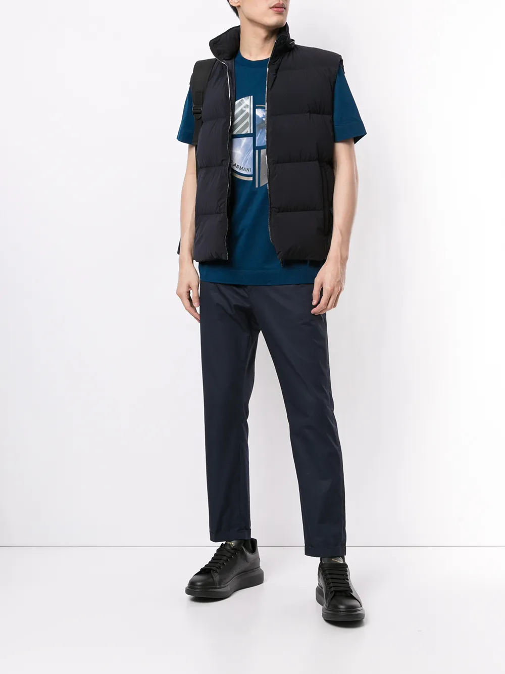 фото Emporio armani футболка с логотипом