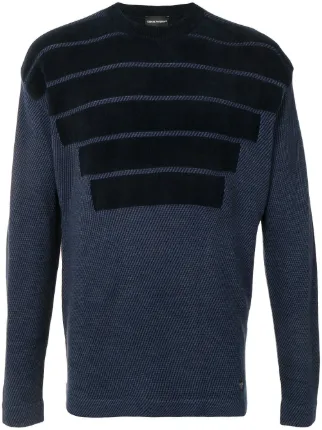 Emporio Armani Velvet Band rib-trimmed 