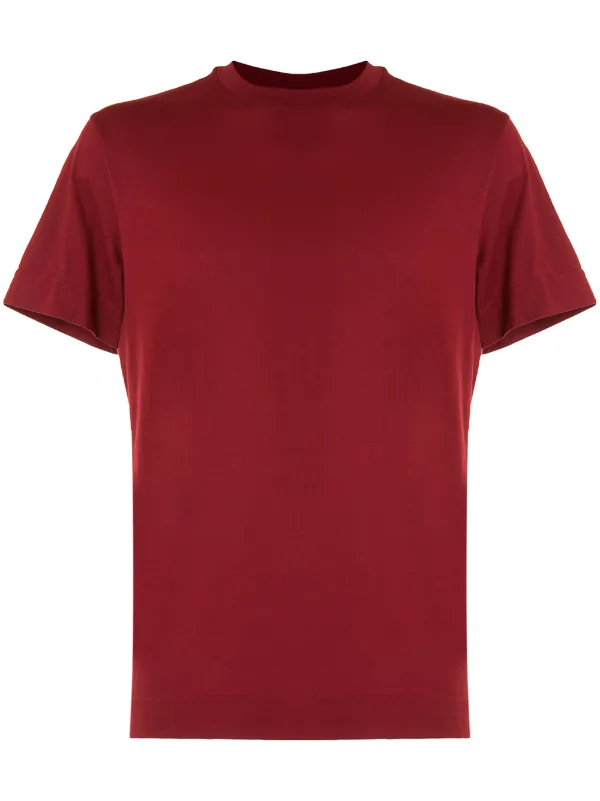 armani red shirt