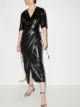 Image 2 of Nanushka Helisa short-sleeve wrap dress