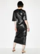 Nanushka Helisa short-sleeve wrap dress