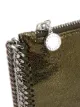 Stella McCartney green metallic chain-link bag